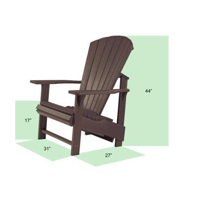 C.R. Plastic Products Outdoor Seating Adirondack Chairs C03-14 IMAGE 2