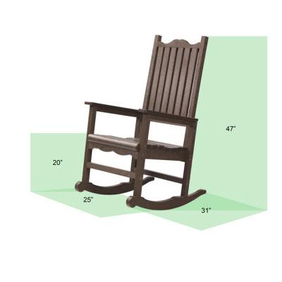 C.R. Plastic Products Outdoor Seating Rocking Chairs C05-01 IMAGE 2