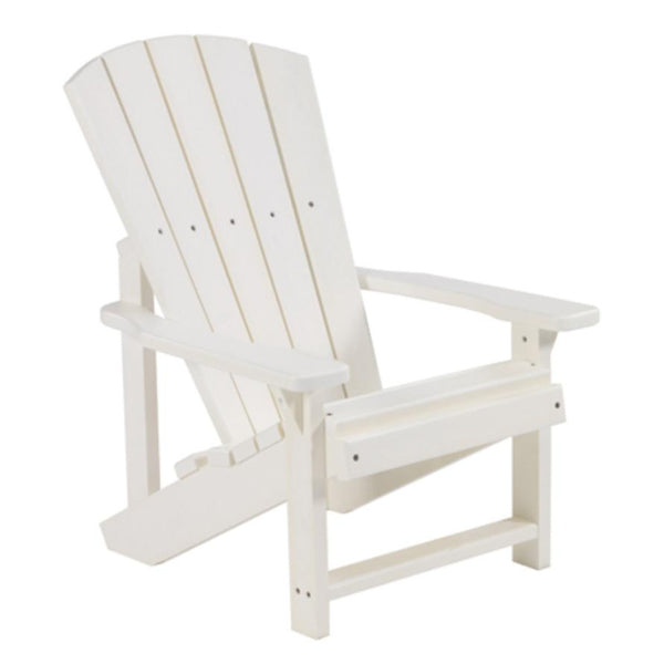 C.R. Plastic Products Generation C08-02 Kids Adirondack - White IMAGE 1