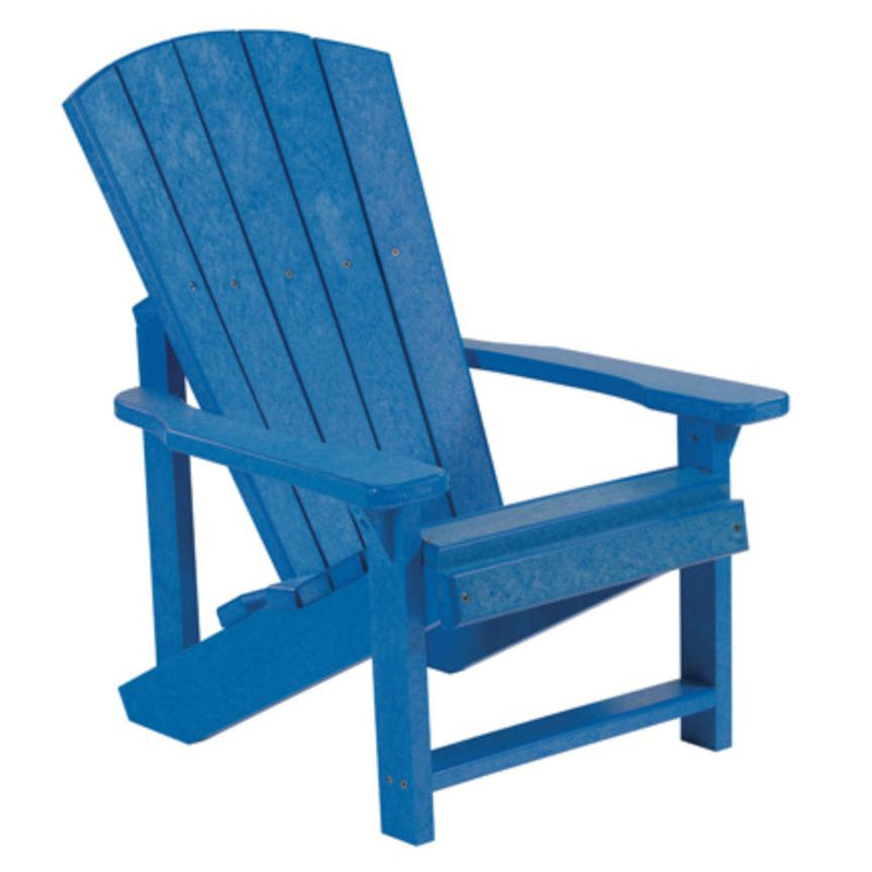 C.R. Plastic Products Generation C08-03 Kids Adirondack - Blue IMAGE 1