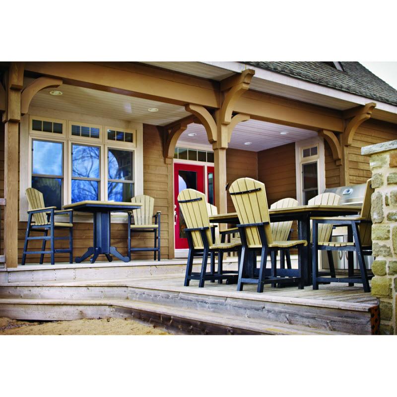C.R. Plastic Products Outdoor Seating Dining Chairs C11-15 IMAGE 4