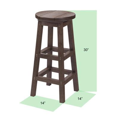 C.R. Plastic Products Outdoor Seating Stools C21-07 IMAGE 2
