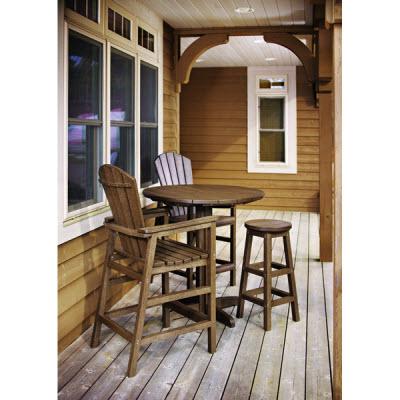 C.R. Plastic Products Outdoor Seating Stools C21-07 IMAGE 4