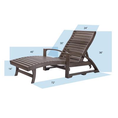 C.R. Plastic Products Outdoor Seating Lounge Chairs L38-02 IMAGE 2