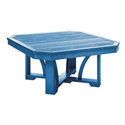 C.R. Plastic Products Outdoor Tables Cocktail / Coffee Tables Square Cocktail Table T30 Blue