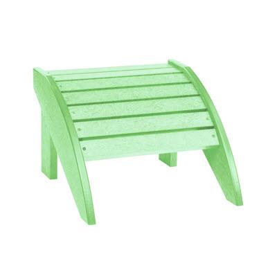 C.R. Plastic Products Outdoor Seating Footrests Footstool F01 Lime Green #15 IMAGE 1