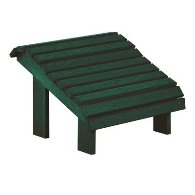 C.R. Plastic Products Outdoor Seating Footrests Footstool F04 Green #06 IMAGE 1