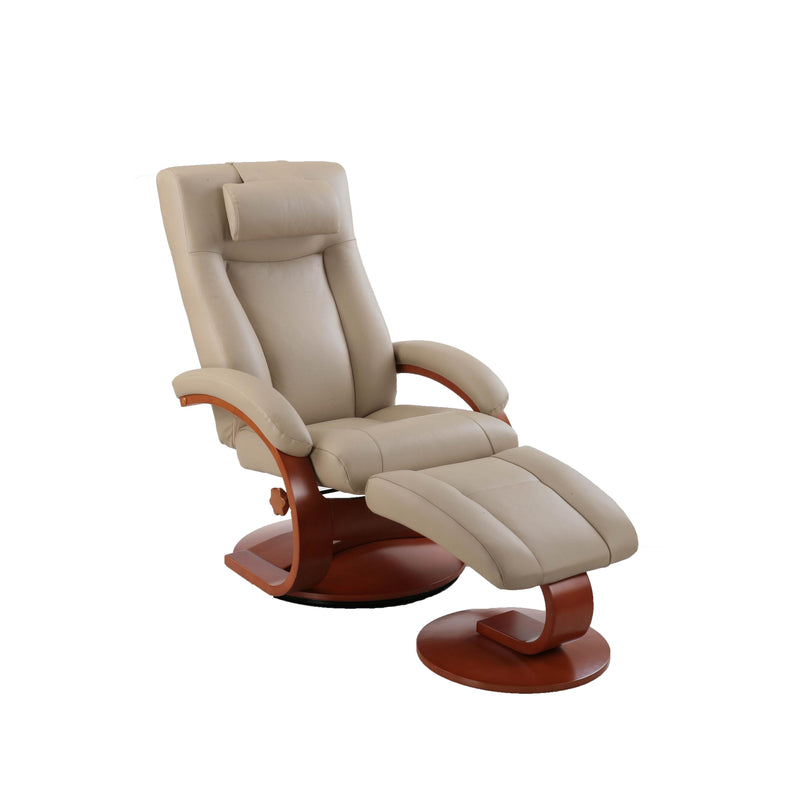 Mac Motion Chairs Hamar Swivel Leather Recliner 54-LO3-32-103-CP IMAGE 2