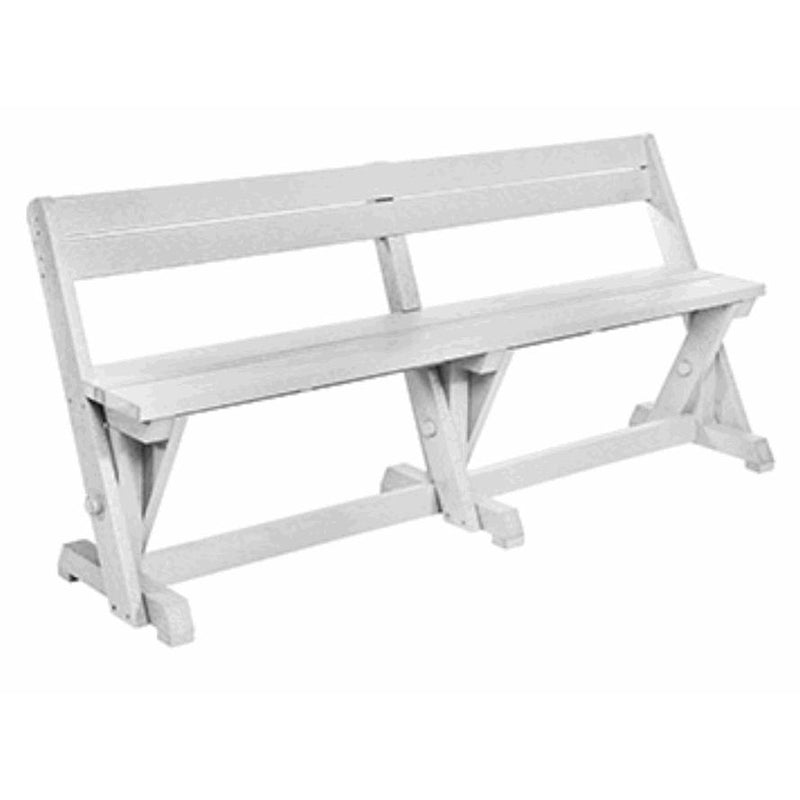 C.R. Plastic Products Outdoor Seating Benches B202-02 IMAGE 1