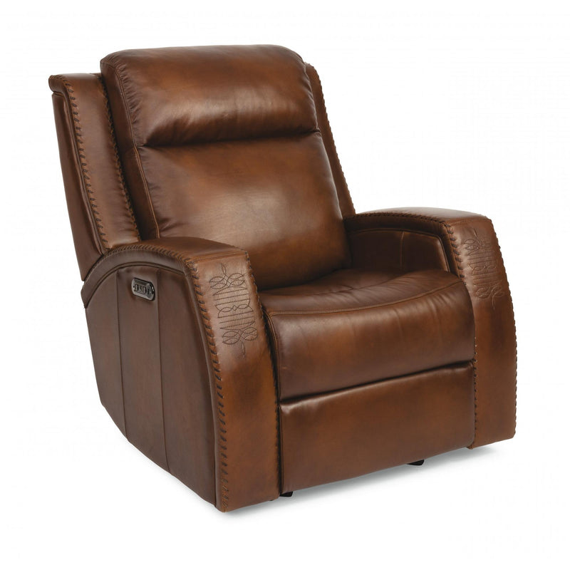 Flexsteel Mustang Power Glider Leather Recliner 1873-54PH-729-70 IMAGE 1