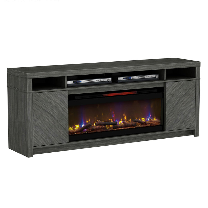 Twin-Star International Morado Insert Electric Fireplace Morado Bay 42MM6717-PO126 TV Stand with Electric Fireplace IMAGE 1