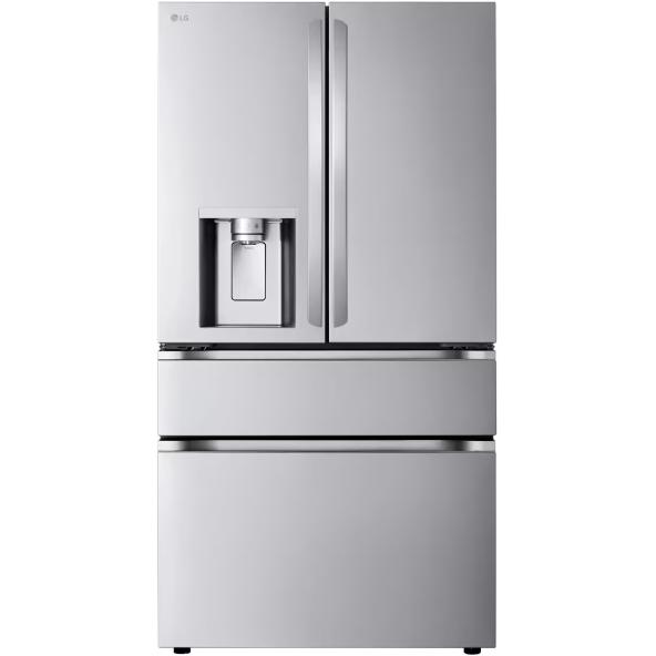 LG 36-inch, 25 cu. ft. Smart Counter-Depth MAX™ French 4-Door Refrigerator with Full-Convert Drawer™ LF25G8330S IMAGE 1