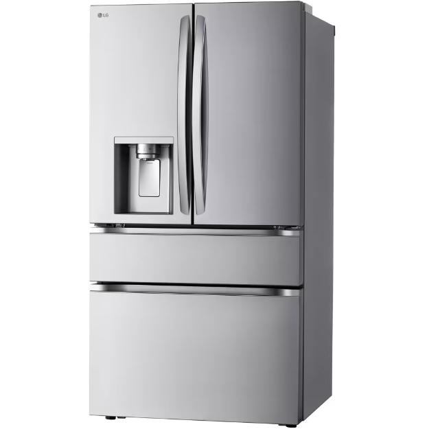 LG 36-inch, 25 cu. ft. Smart Counter-Depth MAX™ French 4-Door Refrigerator with Full-Convert Drawer™ LF25G8330S IMAGE 4