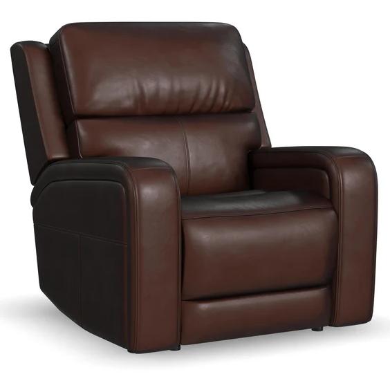 Flexsteel Recliners Power Oasis 1750-50P5-70570 Power Recliner - Truffle IMAGE 1