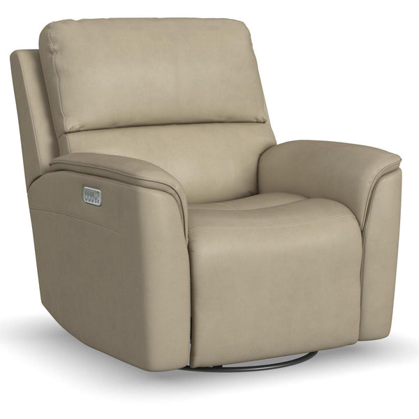 Flexsteel Recliners Power Henry 1041-53P5-94680 Power Recliner - Beige IMAGE 1