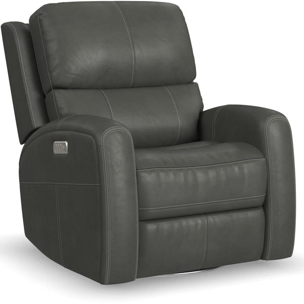 Flexsteel Recliners Power Linden 1043-53P5-94602 Power Recliner - Charcoal IMAGE 1