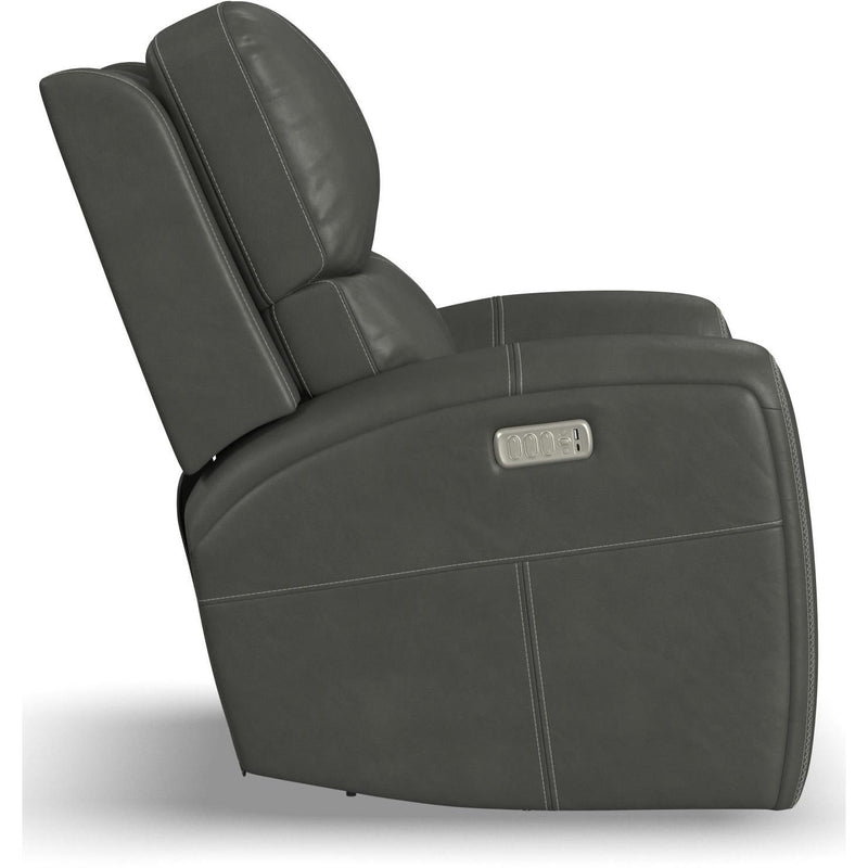 Flexsteel Recliners Power Linden 1043-53P5-94602 Power Recliner - Charcoal IMAGE 5